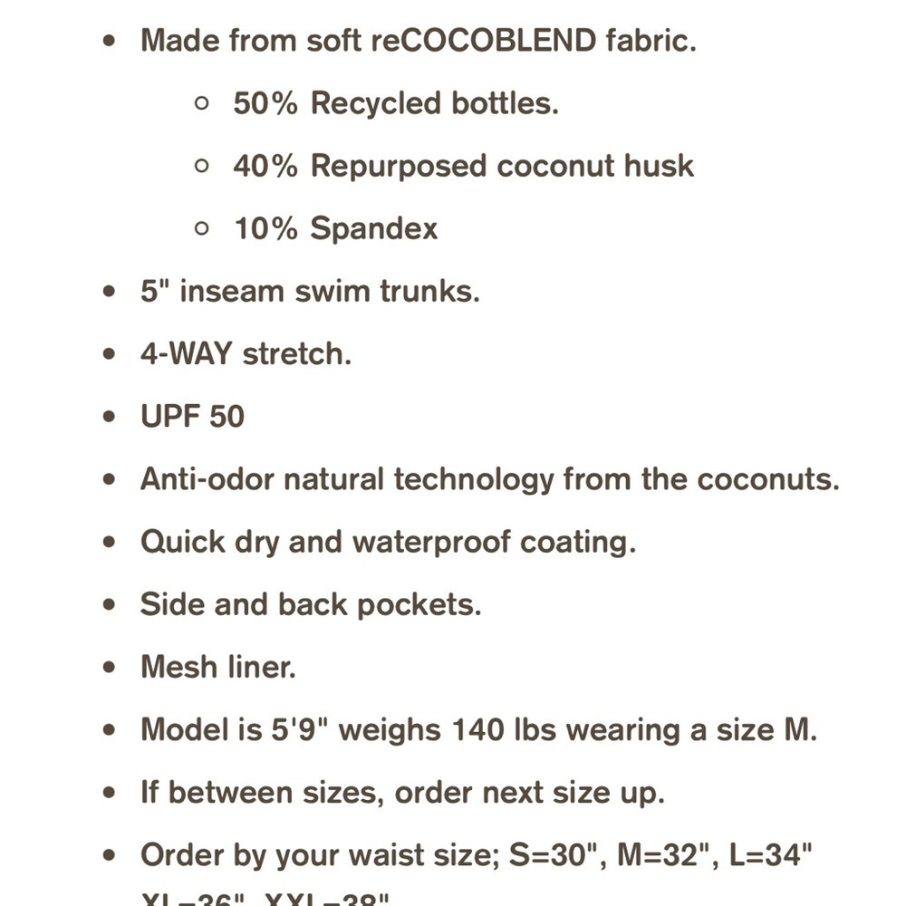 Mavrans Men’s Havana Swim Shorts Size XL New With Tag - Picture 13 of 13